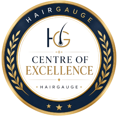 HairGauge Centre of Excellence badge