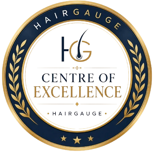 HairGauge Centre of Excellence badge