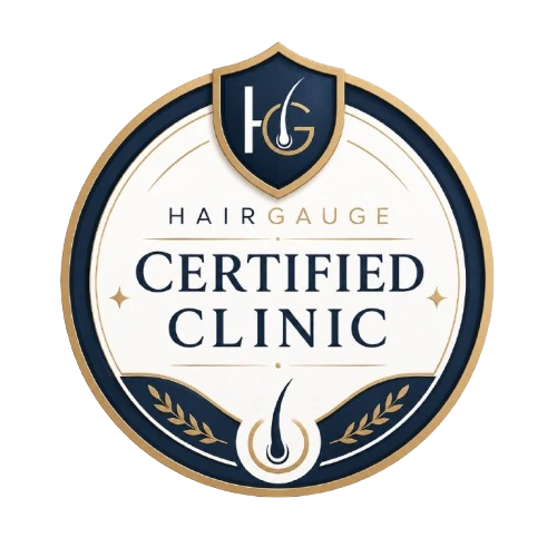 HairGauge Certified Clinic badge